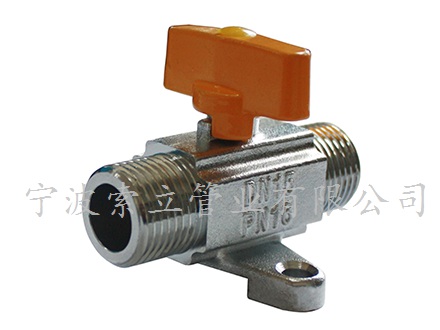 双外丝带底座球阀（方体）